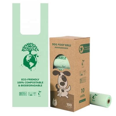 PBAT PLA Corn Starch Vest Style Bag voor composteerbaar afval in aseptische omgevingen