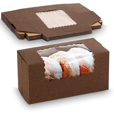 Handlengte Handle Bump Process Cake Box voor Westerse snacks en bakkerij verpakkingen