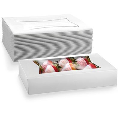 12x8x2.25 inch Custom Kraft Cake Dozen voor milieuvriendelijke verpakking