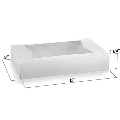 12x8x2.25 inch Custom Kraft Cake Dozen voor milieuvriendelijke verpakking
