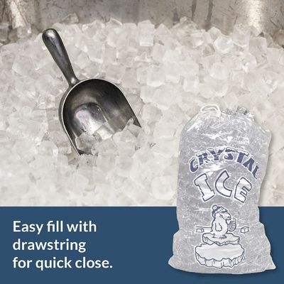 Vriestuin Plastic Ice Cube Plastic Bag Customized Duurzaam Herbruikbaar Mercantile 10 Lb Tassen