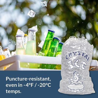 Vriestuin Plastic Ice Cube Plastic Bag Customized Duurzaam Herbruikbaar Mercantile 10 Lb Tassen