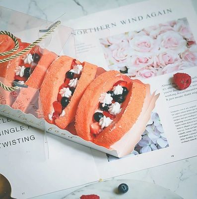 Aanvaardbaar logo van de klant Custom Print Pastry Box voor Donut Sushi Cake Spicy Sauce