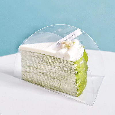PET-filmmateriaal van voedselniveau Transparent broodkoekdoos voor klein bruiloftsgebak