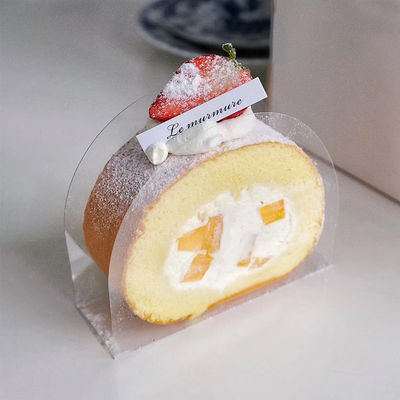 PET-filmmateriaal van voedselniveau Transparent broodkoekdoos voor klein bruiloftsgebak