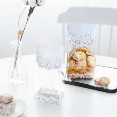 Kleine bakkerij brood verpakkingszak met venster vochtbestendige aangepast en staan up zak