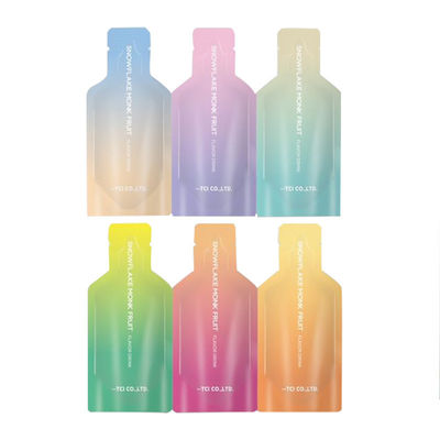 Custom Small Mylar Aluminium Foil Drie zijden zegel Liquid Milk Drink Powder Sachet Bag