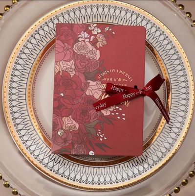 Aanvaardbaar klantlogo Kartonnen bruiloft snoepverpakking voor mooie bloemen