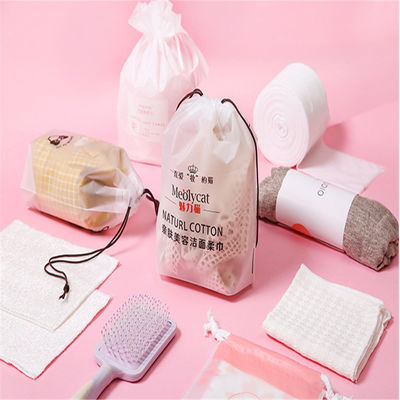 Polystring drawing bag EVA Frosted Plastic drawing string opslagzak voor kleding Custom logo