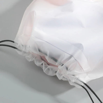 Polystring drawing bag EVA Frosted Plastic drawing string opslagzak voor kleding Custom logo