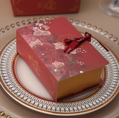 Gepersonaliseerde mooie cadeau handwerk trouwdozen zoals chocolade dozen en vierkante rozen