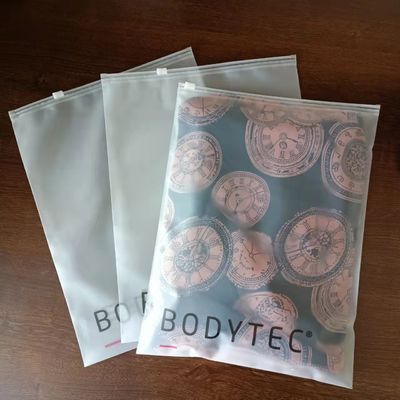 Custom logo PET/PE CPP Zip Lock pouch verpakking voor bevroren cosmetica en zwembroeken