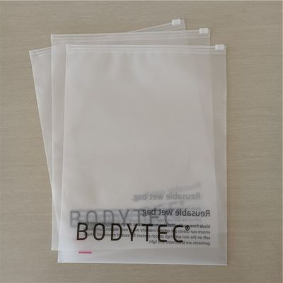 Custom logo PET/PE CPP Zip Lock pouch verpakking voor bevroren cosmetica en zwembroeken