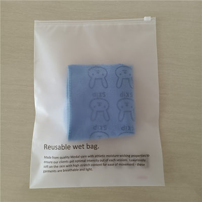 Custom logo PET/PE CPP Zip Lock pouch verpakking voor bevroren cosmetica en zwembroeken