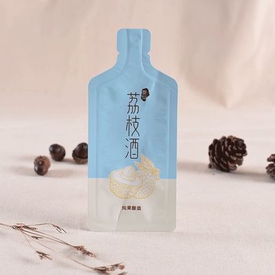 Gratis ontwerp Driezijdig afdichtingsapparaat Aluminium folie verpakkingszak voor Liquid Custom Order