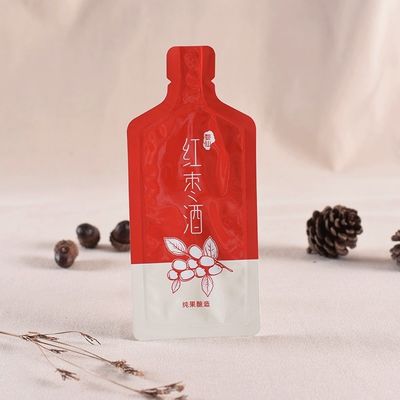 Gratis ontwerp Driezijdig afdichtingsapparaat Aluminium folie verpakkingszak voor Liquid Custom Order