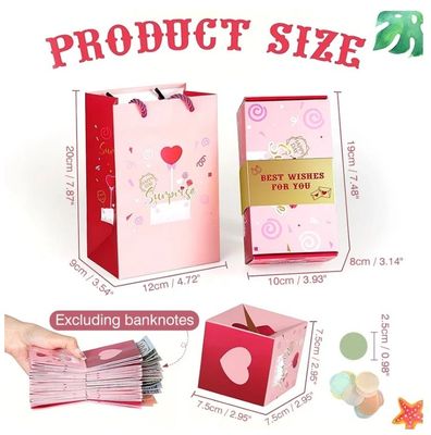 Elegante papieren verpakkingsdozen Op maat Boutique Kerstcadeautjes Scrapbook Verrassing bom
