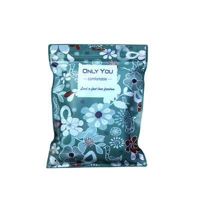 Custom Zip Lock Bag voor grappig ondergoed Glanzende broek Zilken kousen Kleding verpakking