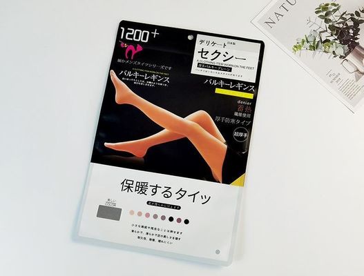 Waterdichte zelfverzegelende rits verpakkingszak voor zijde kousen Bareleg Tights Sock