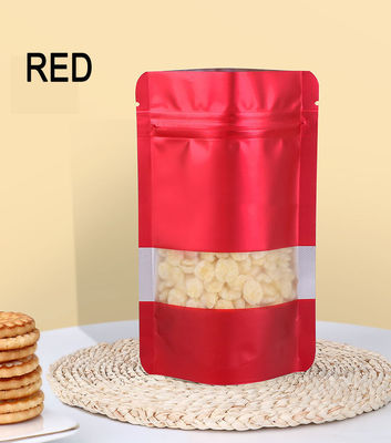 Matte afwerking Ziplock pakket voor gedroogd fruit Stand Up Pouch Kraft Bag