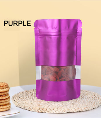 Matte afwerking Ziplock pakket voor gedroogd fruit Stand Up Pouch Kraft Bag