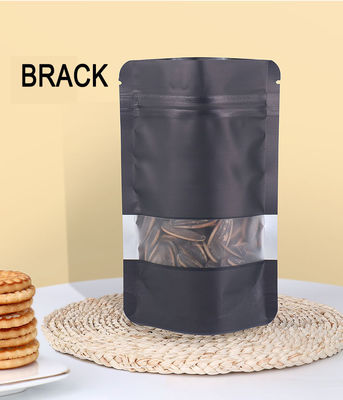 Matte afwerking Ziplock pakket voor gedroogd fruit Stand Up Pouch Kraft Bag