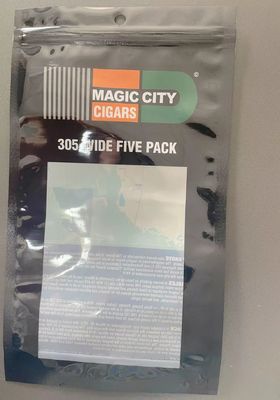 2023 Custom Logo Biodegradable Ziplock Bags voor hydraterende sigarenopslag Custom Order