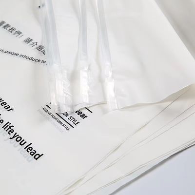 Gravure Printed PE White Bottom Transparent Composite Non-Slip Plastic Bag met Zipper