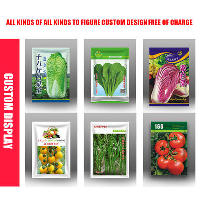 Gravure printing 3 zijdelingse verpakkingszak voor groenten, fruit en landbouwzaden
