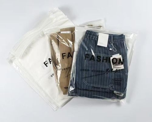 Gravure Printed PE White Bottom Transparent Composite Non-Slip Plastic Bag met Zipper