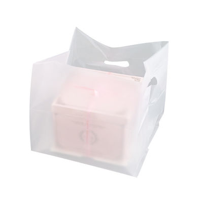 Structuur van het plastic materiaal Aanpassing van de maat Aanvaard Tote Bag voor Salad Baking Packaging