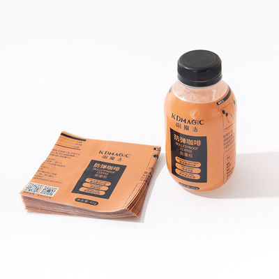 2023 aankomst composteerbare plastic wrap verpakking Custom logo sticker met krimpfilm