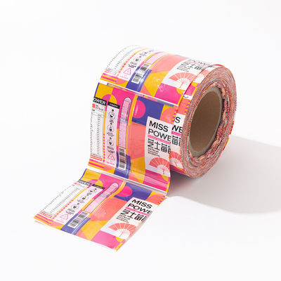 2023 aankomst composteerbare plastic wrap verpakking Custom logo sticker met krimpfilm