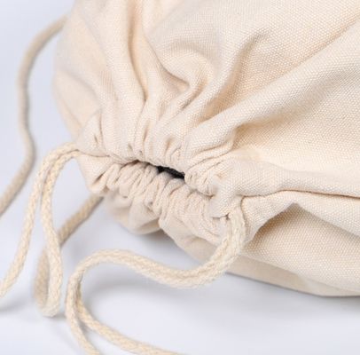 Gepersonaliseerde logo trektouw katoenen touw trektouw sportzak voor kleding