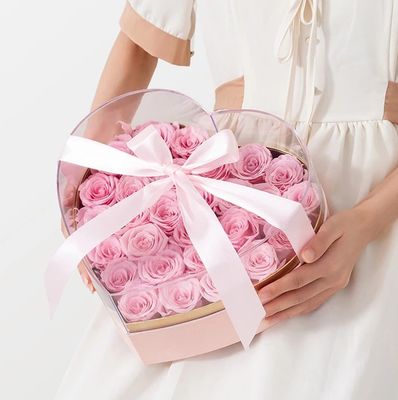 Valentijnsdag Custom Rose Box met Logo en Ribbon Printing in verschillende vormen