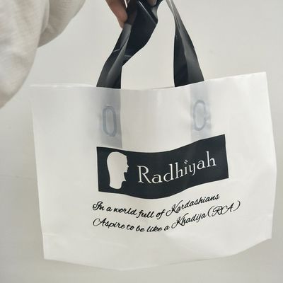 Trending Products Customized Logo Print PE Plastic Shopping Bag Met Logo