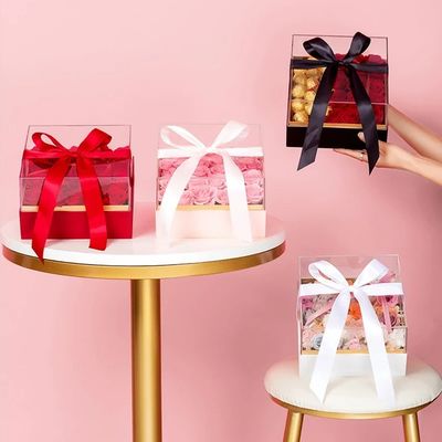 Valentijnsdag en Moedersdag cadeau Custom hartvormige bloemendoos met stijve dozen