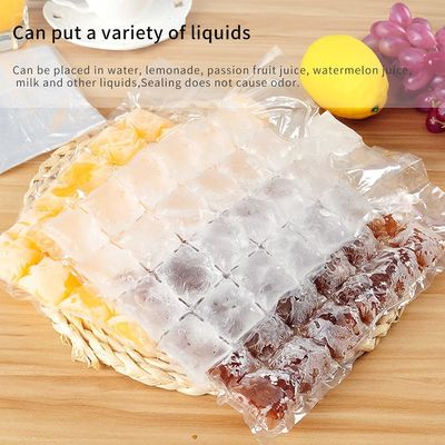 PE-materiaal Structuur Transparante op maat gemaakte wegwerp-ijsblokjes Plastic verpakkingen
