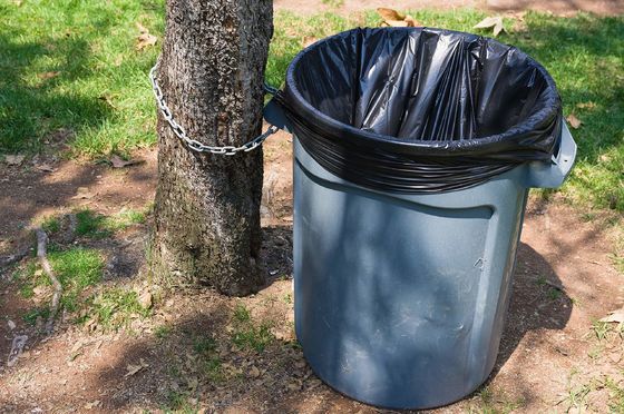 Strengte Treksterkte Zware plastic zak voor afval in witte kleur