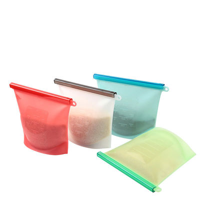 Gepersonaliseerd logo Keuken Silicone zak voor kinderen Snacks Voedselkwaliteit Herbruikbare opslagset