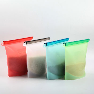 Gepersonaliseerd logo Keuken Silicone zak voor kinderen Snacks Voedselkwaliteit Herbruikbare opslagset