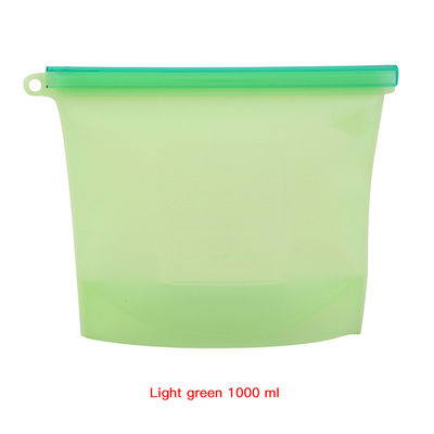 Gepersonaliseerd logo Keuken Silicone zak voor kinderen Snacks Voedselkwaliteit Herbruikbare opslagset