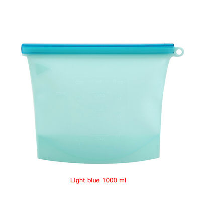 Gepersonaliseerd logo Keuken Silicone zak voor kinderen Snacks Voedselkwaliteit Herbruikbare opslagset