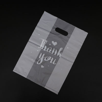 Gepersonaliseerde Eco Friendly Tote Bag THANKYOU Plastic Shopping Bag met 50-200 micron Dikte
