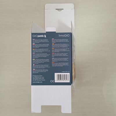 Gepersonaliseerde golfpapierverpakkingsdoos met logo afdruk Eco-vriendelijk verpakkingsmateriaal