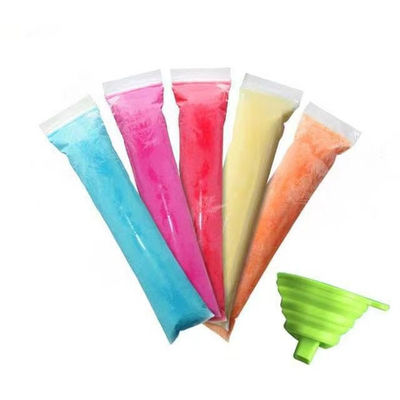 Gepersonaliseerde grootte ijs plastic verpakkingszak voor ijsjes gratis ontwerp