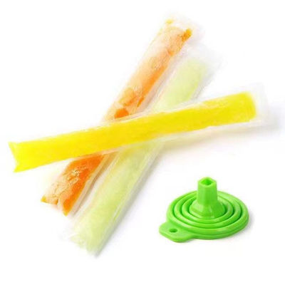 Gepersonaliseerde grootte ijs plastic verpakkingszak voor ijsjes gratis ontwerp