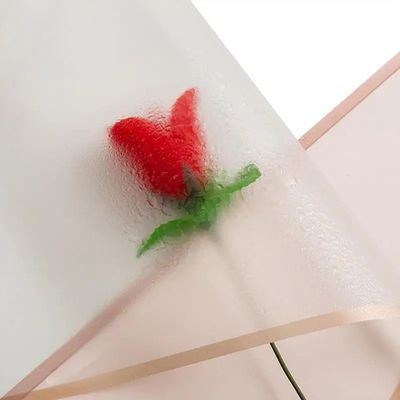 Gepersonaliseerde logo verpakkingsfilm Het essentiële onderdeel voor ontwerper bloemen verpakkingspapier