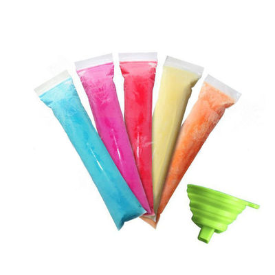 Op maat gedrukte warmteverzegelende plastic ijsverpakking voor transparant ijs