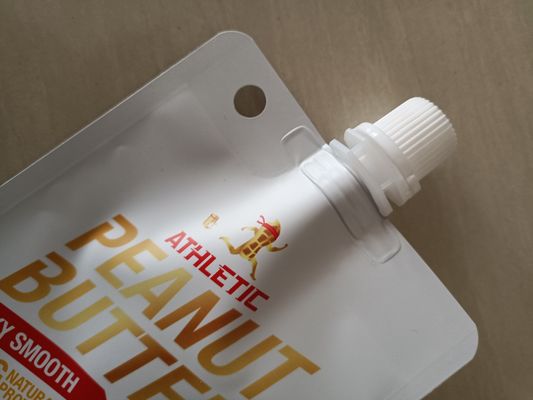 0.15 mm Dikte Bruin Mylar 90 g Aluminiumfolie Spout Pouch voor Fruit Puree Verpakking